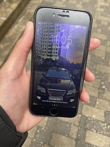 iphone 5 ekran: IPhone 6, Gümüşü, Qırıq — 2