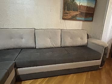 kreditle kunc divanlar: Künc divanı – ikirəngli (tünd boz və açıq boz) - Forma: L-şəkilli — 3