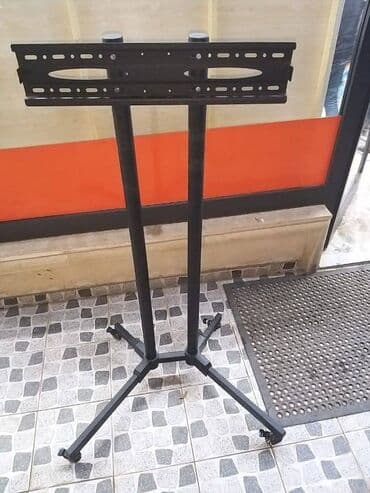 ucuz manitor: Tv və monitorlar üçün ayaqlı(təkərli) kronşteyn.dözümlü keyfiyyətli — 4