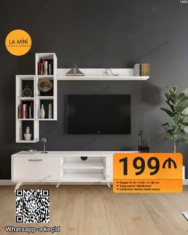 pol parket: TV stend, Kredit yoxdur — 1