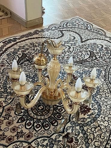 samdanlar: Çılçıraq, 8 lampa, Şüşə — 1