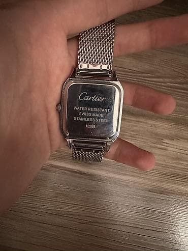 cartier tank: Cartier kvadrat formalı qol saatı - Korpus: paslanmaz polad — 3