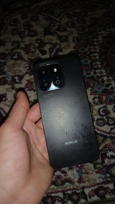 android: Honor 6C Pro, rəng - Qara, Barmaq izi — 2