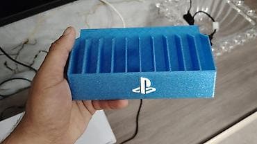 pişikli oyunlar: PlayStation oyun diskləri üçün saxlayıcı/organayzer - Material — 1