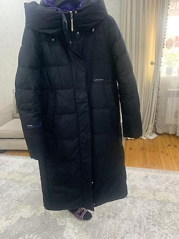 Paltolar: Qadın uzun qış paltosu – OMMEITT - Rəng: xaricdə qara, iç hissə — 3