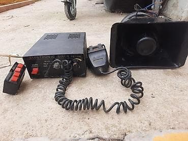 Elektron siren dəsti – DW-120N Komplekt: - Siren idarəetmə bloku