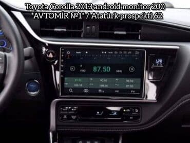 manitor w211: Toyota corolla 2013 android monitor 🚙🚒 ünvana və bölgələrə ödənişli — 1
