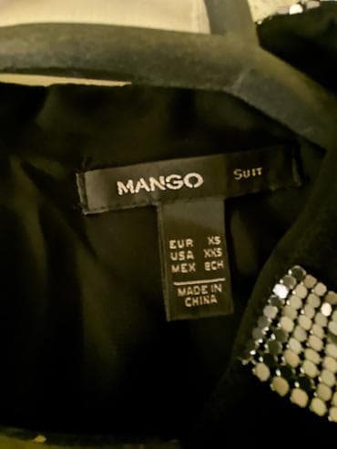 Mango firmasının donu XS razmer,bir dəfə geyinilib,20man,qara — 4
