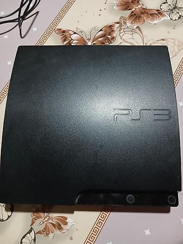 playstation 3 kredit: Sony PlayStation 3 (PS3) Slim oyun konsolu dəsti Playstationun hec bir — 2