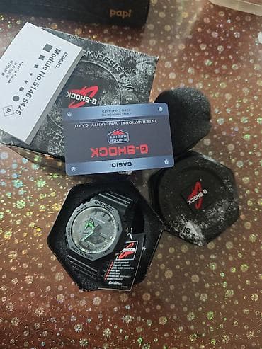 İşlənmiş, Qol saatı, G-Shock, rəng - Qara