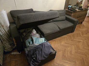 Künc divan, İşlənmiş, Açılan, Bazalı, Parça, Çatdırılma yoxdur