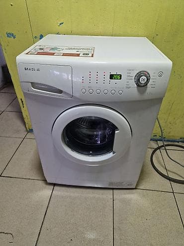 Məişət texnikası: Paltaryuyan maşın Samsung, 6 kq, İşlənmiş, Avtomat, Qurutma var, Kredit yoxdur, Ödənişli çatdırılma — 1