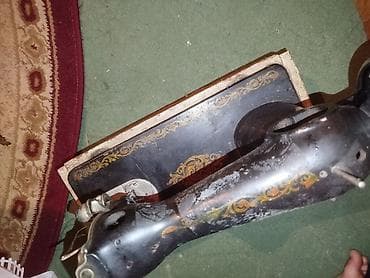 Mexanik tikiş maşını – klassik model - Korpus: tökmə metal, qara lak — 3