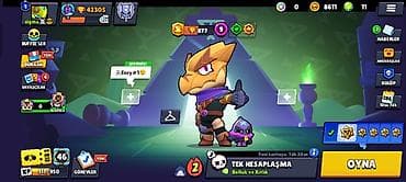 Brawl Stars oyun hesabı - Kuboklar: 42,305 - Dərəcə: 46 səviyyə, XP