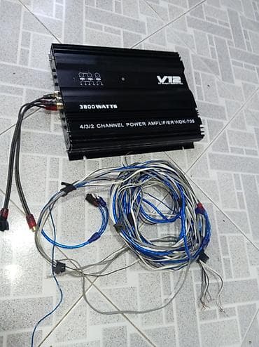 iphone 15 pro max dubayski: V12 WDK-705 avtomobil gücləndiricisi - Güc: 3800 Watts (üzərində — 4