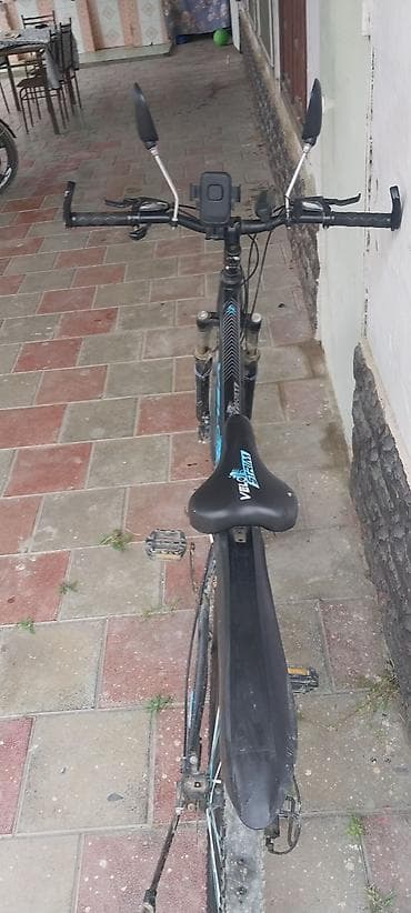idman rəsmləri: Dağ/şosse tipli Velostorm velosiped - Rəng: qara-göy aksentlər - — 3