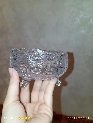 zeytun murebbesi: Şüşə qablar dəsti – 4 ədəd - Material: şəffaf şüşə - Dizayn: relyefli — 3