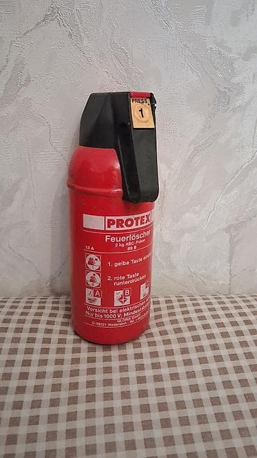 yangin: PROTEX tozlu yanğınsöndürən – 2 kq ABC-pudra, 13A/89B sinfi — 1
