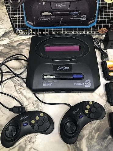 video qeydiyatcı: Sega Mega Drive 2 . Yaxsi veziyetde . Uzerinde 2 ed joystik ve 3 ed — 2