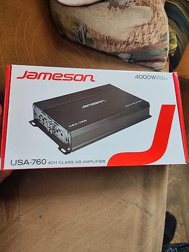 усилител: Jameson USA-760 avtomobil gücləndiricisi - Tip: 4 kanallı Class AB — 1