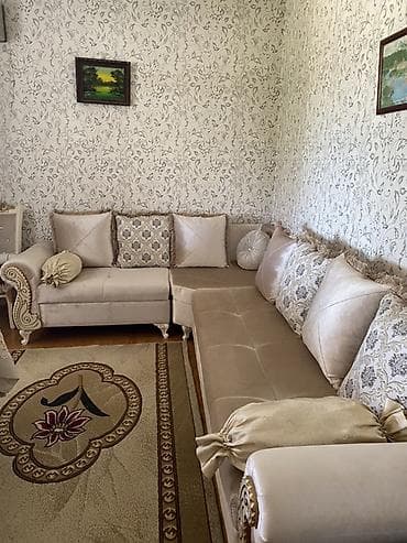 kunc divan modelleri: Künc divan dəsti – klassik üslub - Forması: L şəklində künc divan — 1
