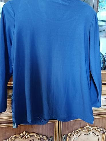 Alfredo Pauly brendinə məxsus qadın bluz/tunika. - Rəng: tünd göy — 6