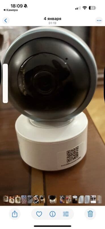 скрытые камеры видеонаблюдения для квартиры купить: Daxili Wi‑Fi IP kamera - 360° fırlanan gövdə: geniş baxış bucağı üçün — 1