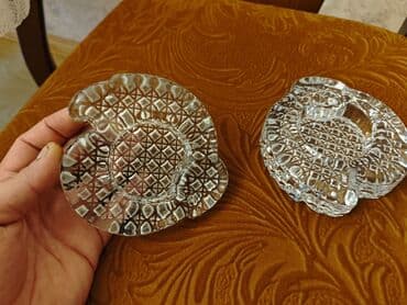 xaç suyuna salmaq üçün dəsmallar: Məhsul: Şüşə külqabı dəsti (2 ədəd) - Material: qalın, şəffaf şüşə - — 1