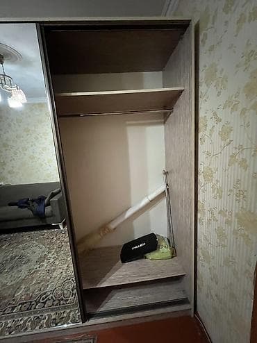 спальный шкаф купе: Новый, 2 двери, С колесиками, Дерево, Купе, Прямой шкаф — 4