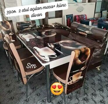 Yeni, Künc divan, Mətbəx üçün, Açılan