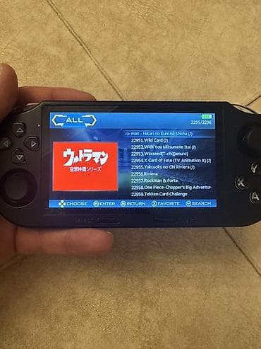 oyun sukani: Portativ oyun konsolu SF3000. Daxilində 22959 oyun var. Zaryadkanı əla — 10