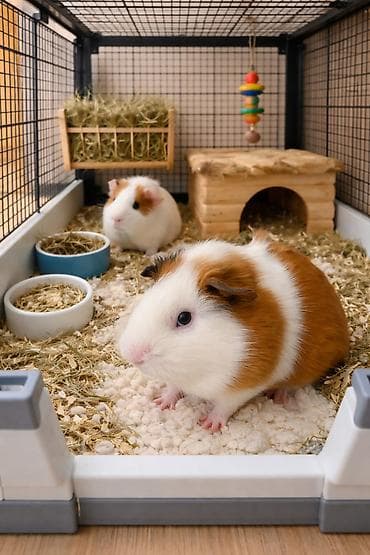 qefes it: Dəniz siçanı (Guinea pigs) - təmiz ev heyvanıdı ciddi olanlar narahat — 1
