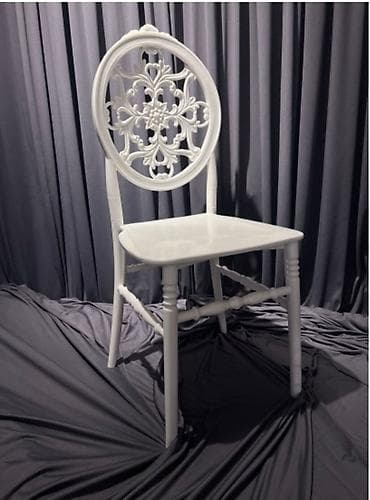 stul restoran: Qonaq otağı üçün, Qatlanmayan, rəng - Ağ Stul — 4