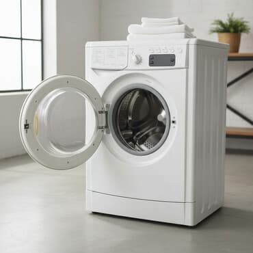 paltaryuyan suyu qizdirmir: Ön yükləməli paltaryuyan maşın İNDEZİT 6 KĞ ƏLA VƏZIYƏTDƏ votcapa zənğ — 1