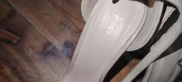 zara canta: ZARA sandal – açıq burunlu, zərif minimal dizayn. - Rəng: açıq — 1