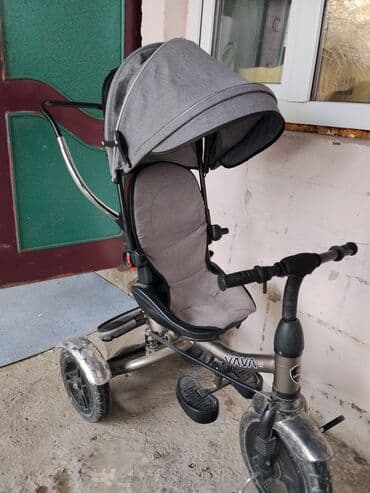 трехколесный велосипед с ручкой: Uşaq üçtəkərli velosiped – Vava brendi — 1