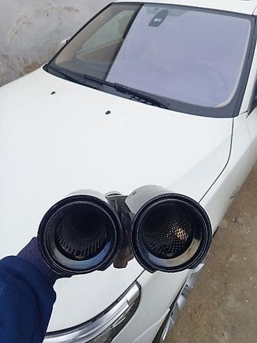 bmw m3 e92: Karbon örtüklü ikili egzoz ucu (Y-tip) - Material: paslanmaz polad — 2
