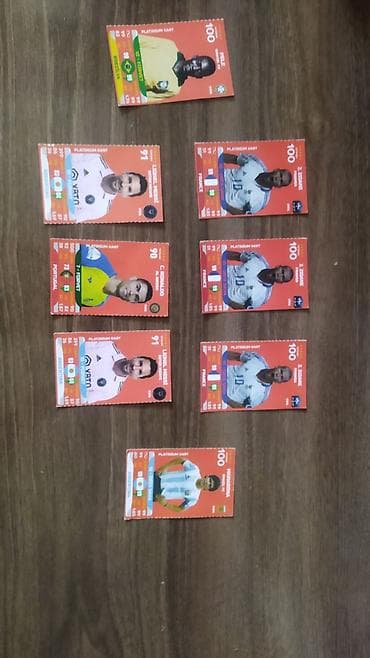 fact and figures: Məhsul: Futbolçu kolleksiya kartları dəsti (Platinum Kart seriyası) — 3