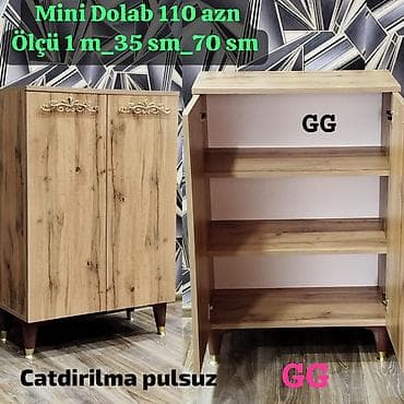 старый шкаф: Mini dolab – 110 AZN Ölçü: 1 m x 35 sm x 70 sm Material: ağac — 1