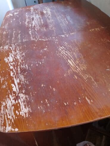 стол компьютерный складной трансформер: Гостиный стол, Б/у, Раскладной, Дерево, Овальный стол — 2