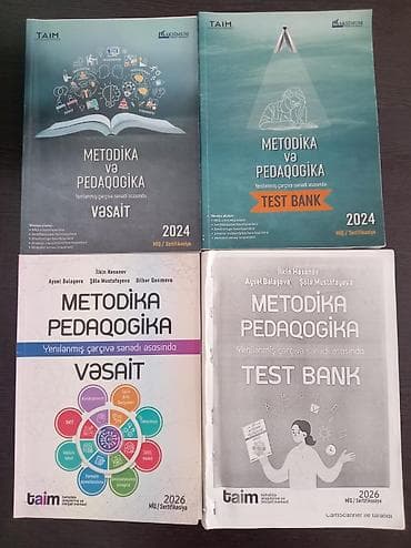 test kitablar: Məhsul: Metodika və Pedaqogika + Təsviri İncəsənət üzrə vəsait və test — 1