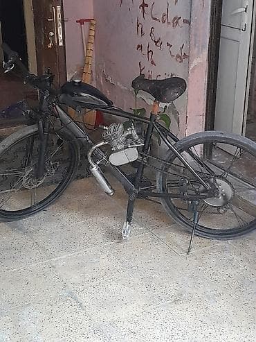 disk teker vaz: Benzin mühərrikli velosiped - Çərçivə: dağ velosipedi tipli, yüngül — 2