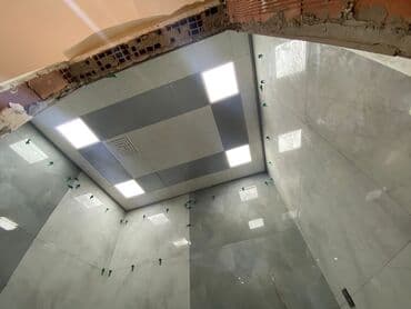 подвесной потолок в ванной: Asma tavan, Suyadavamlı, Ödənişli quraşdırma — 3