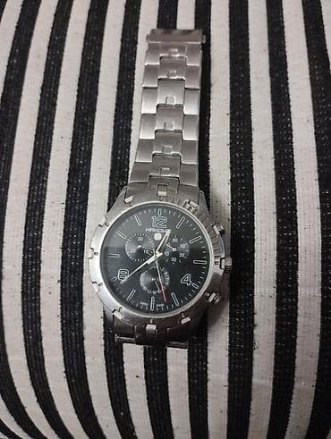 qizil saat satisi: Qol saatı, rəng - Gümüşü — 1