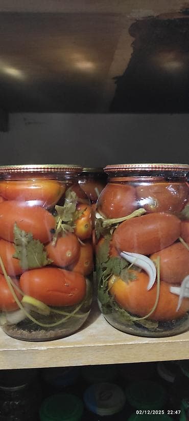 şuşə banka: Məhsul: Ev üsulu hazırlanan müxtəlif turşular və konservlər Tərkib və — 6