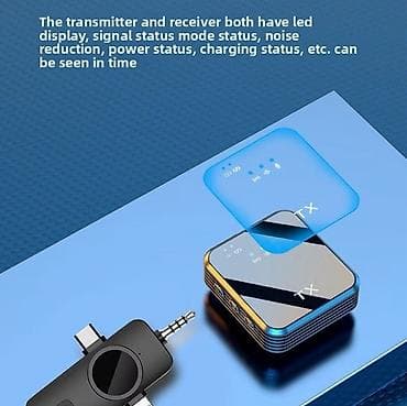 TV və video: İkili simsiz lavalier mikrofon dəsti – TX Məhsulun tərkibi: - 2 ədəd — 4