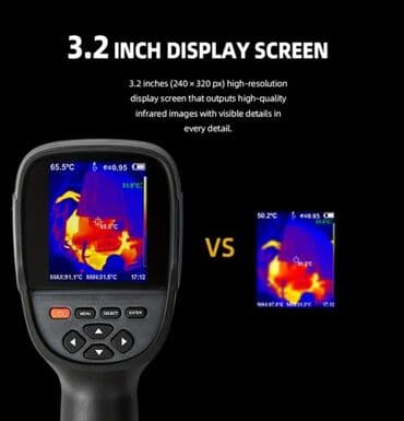 Mercedes-Benz: Termal görüntü kamerası. Model: HTI HT-18+ Temperaturu ölçmək və — 3