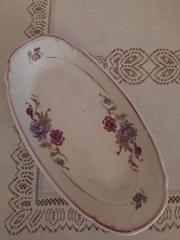 süd qabı: Şüşə məmulatlar dəsti - Yaşıl rəngli ayaqlı meyvə/şirniyyat qabı — 10