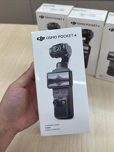 go pro camera: DJI Osmo Pocket 4 – cib ölçülü 3 oxlu stabilizatorlu kamera -Bakıda — 4