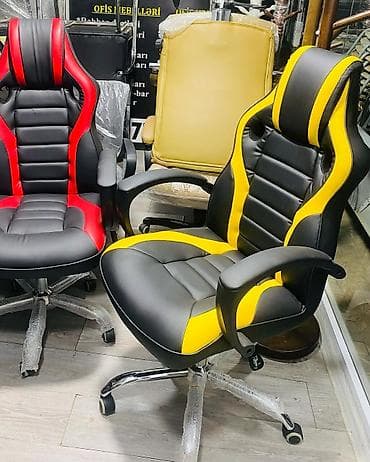 Ofis dolabları: Yeni, Təkərli, Qolları tənzimlənir, Dəri — 2